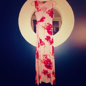 Derek Heart long rose pattern dress